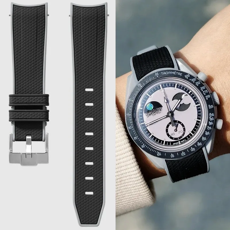 Omega Watch Speedmaster - Correa de extremo curvado para Omega