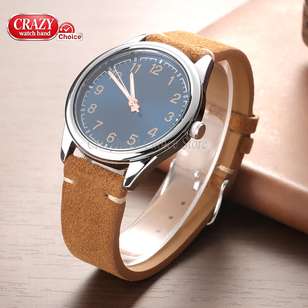 Correa de Reloj de Cuero Suave - Suede Strap Watch reseña y precio