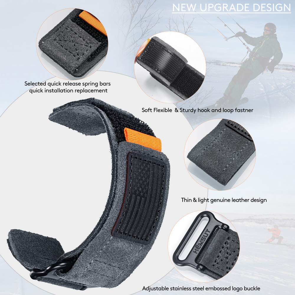 Correas de Reloj de Cuero de G - Suede Strap Watch reseña y precio