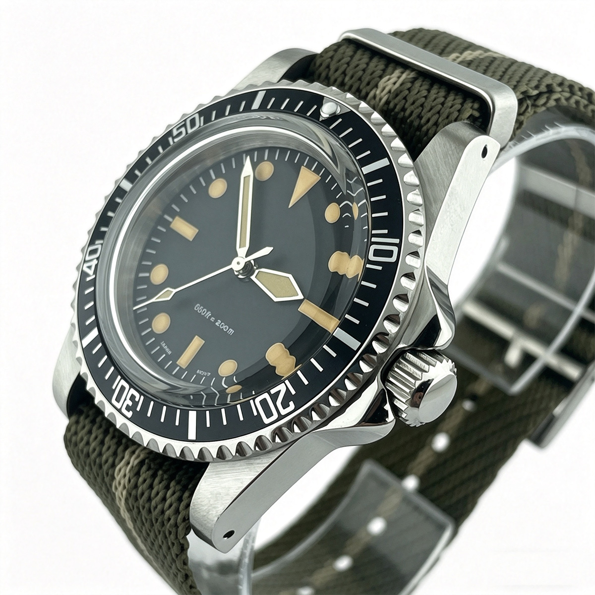 Reloj de buceo retro de 39.5mm - Tropic Strap Vintage reseña y precio